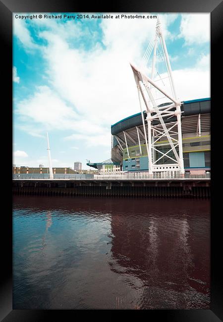  Two stadiums IR Framed Print by Richard Parry