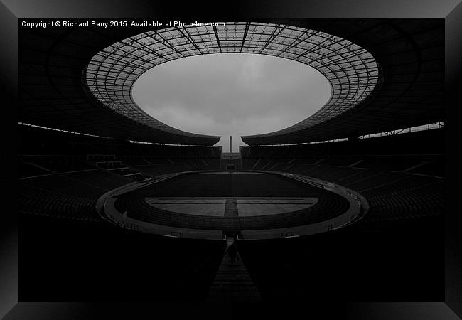  Berlin Olympiastadion Framed Print by Richard Parry