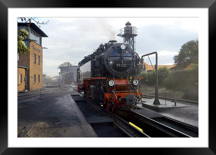 JST2599 Steam engine Germany Framed Mounted Print by Jim Tampin