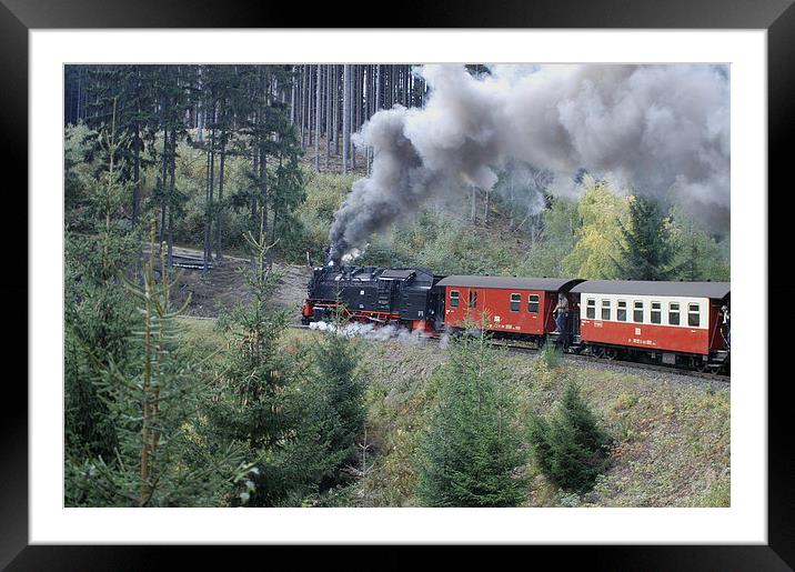 JST2601 chuffing puffer, Germany Framed Mounted Print by Jim Tampin