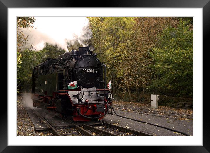 JST2608 Steam engine 99 6001 Framed Mounted Print by Jim Tampin