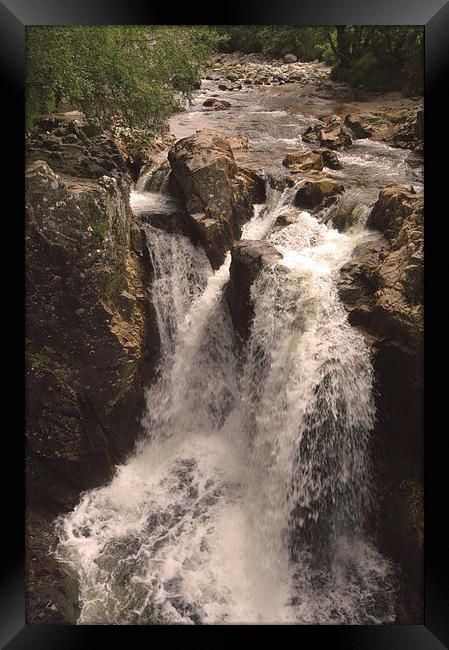 JST2625 The Lower Falls, Glen Nevis Framed Print by Jim Tampin
