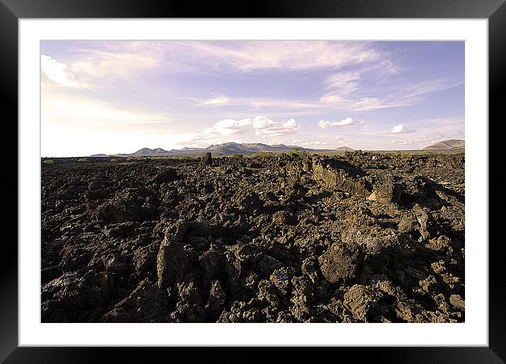 JST2650 Chaimu lava flow Framed Mounted Print by Jim Tampin