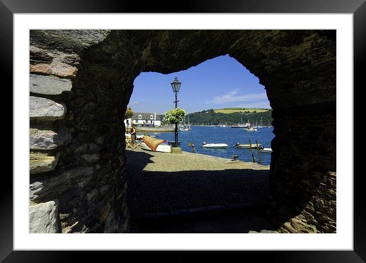 JST2948 The river Dart Framed Mounted Print by Jim Tampin