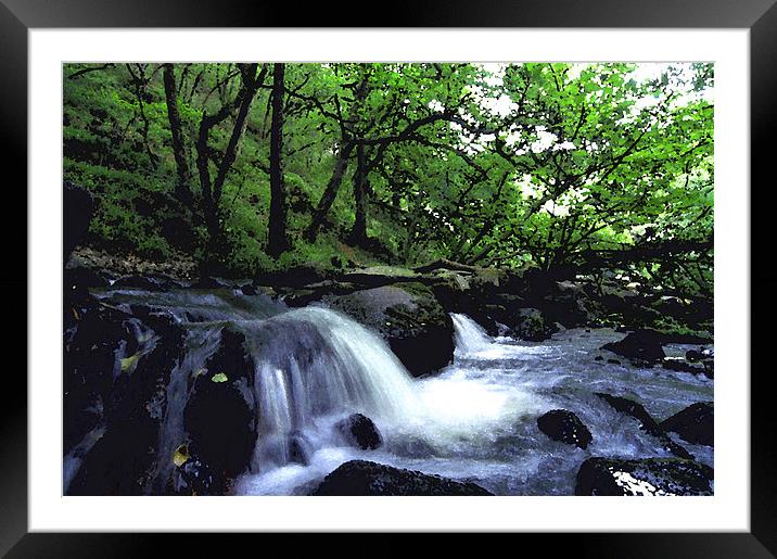 JST3011 Fingle Weir Framed Mounted Print by Jim Tampin