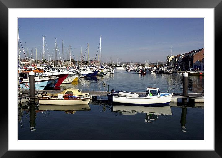 JST2981 The Inner Harbour Framed Mounted Print by Jim Tampin