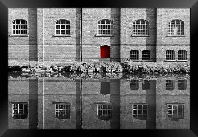 The Red Door Framed Print by Matt Cottam