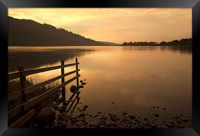  Bassenthwaite Lake Sunset Framed Print by Matt Cottam