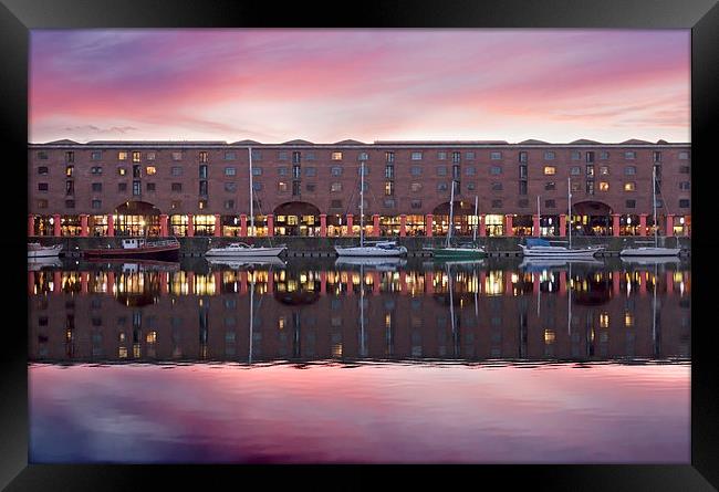 Liverpool Albert Dock Framed Print by Matt Cottam