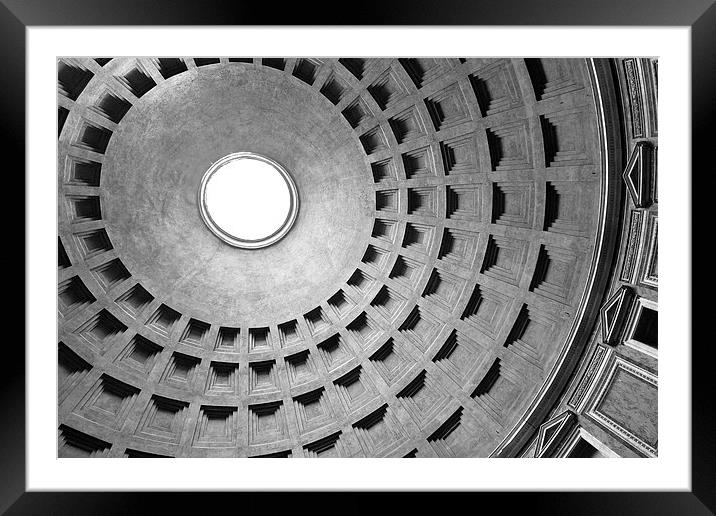  Pantheon Patterns Framed Mounted Print by Matt Cottam