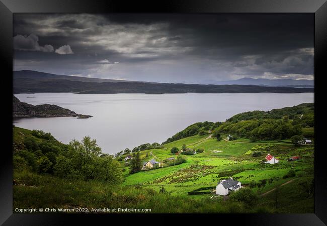 Loch Torridon Highlands Wester Ross Scotland Framed Print by Chris Warren