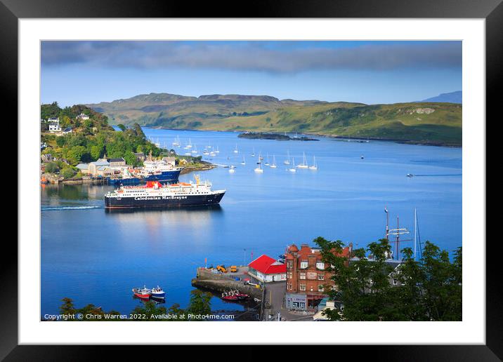 Oban Argyll and Bute Scotland Framed Mounted Print by Chris Warren