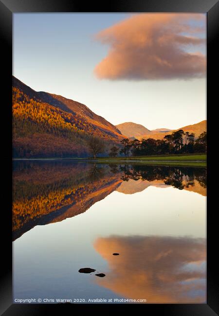 Lake DIstrict Reflection Framed Print by Chris Warren