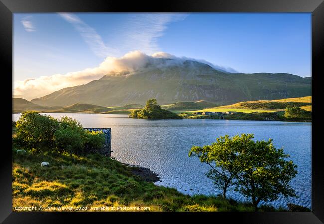 Llynnau Cregennen Cadair Idris Gwynedd Wales Framed Print by Chris Warren