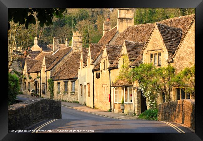 Castle Combe Wiltshire England Framed Print by Chris Warren