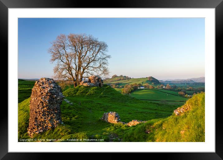 Towy Valley Llandeilo Carmarthenshire Framed Mounted Print by Chris Warren