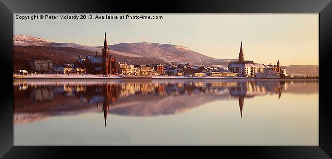 Largs Bay reflections Framed Print by Peter Mclardy