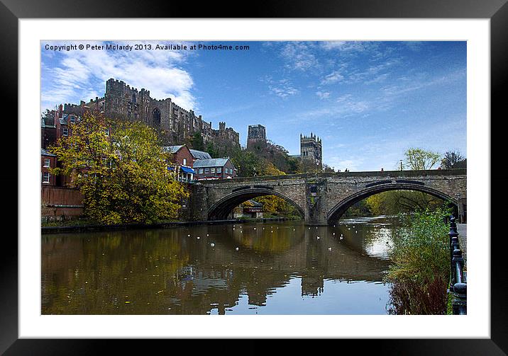 Durham Cathedral Framed Mounted Print by Peter Mclardy
