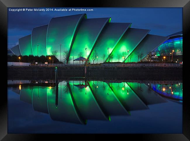 Glasgow Armadillo ! Framed Print by Peter Mclardy