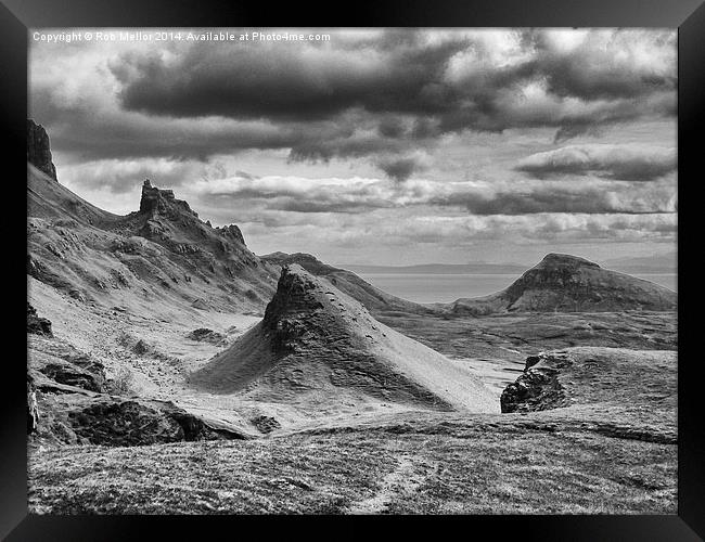 The Quiraing Isle of Skye Framed Print by Rob Mellor