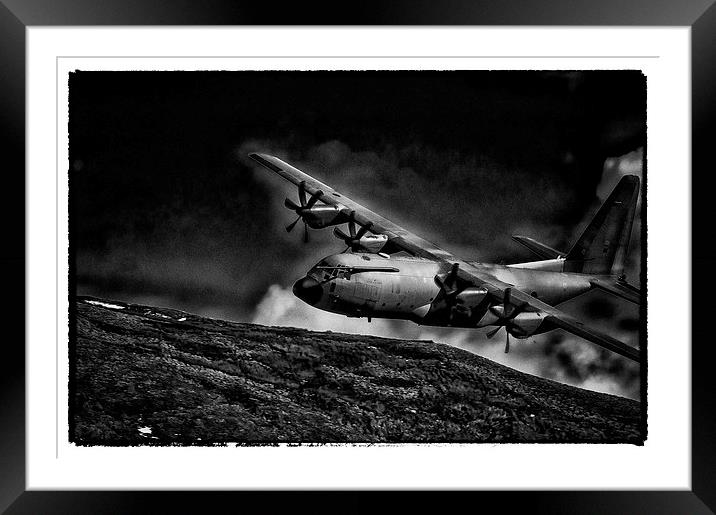 C130 Framed Mounted Print by Andrew chittock