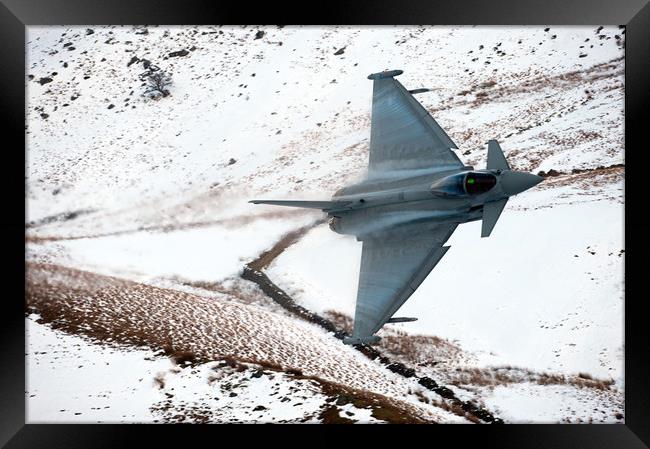 Typhone F2 eurofighter Framed Print by Andrew chittock