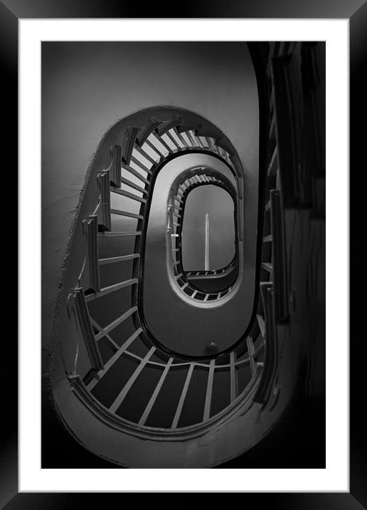 stairway to heaven  Framed Mounted Print by Andrew chittock