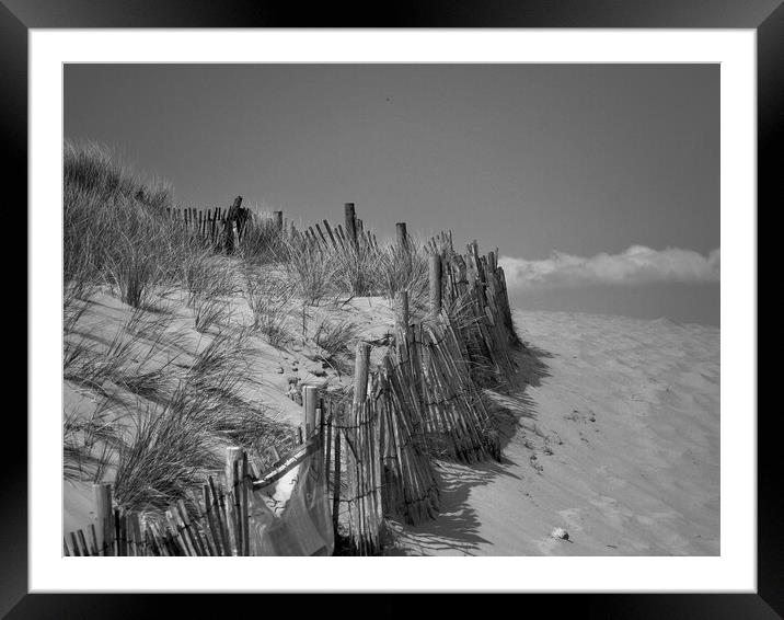 Dunes Framed Mounted Print by Victor Burnside