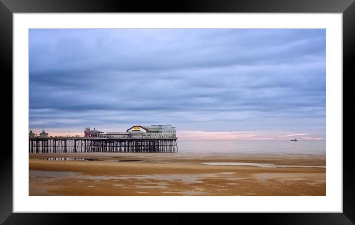 North Pier,Blackpool  Framed Mounted Print by Victor Burnside