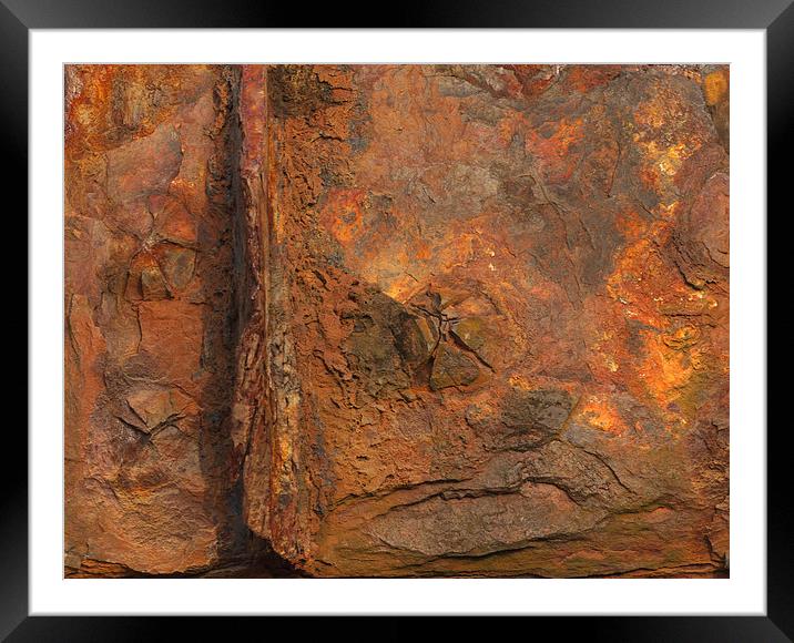 Rust Framed Mounted Print by Victor Burnside
