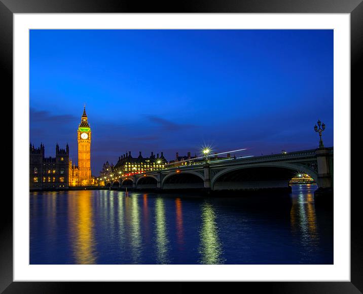 Bridge Framed Mounted Print by Victor Burnside