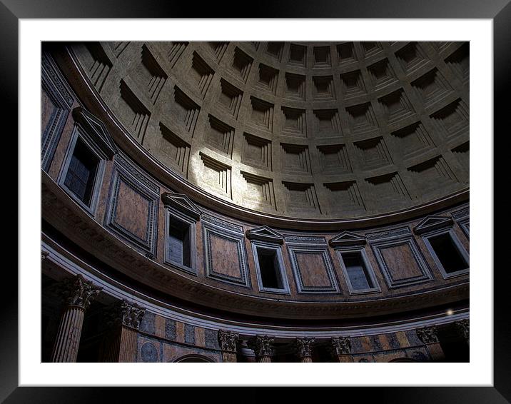Pantheon Framed Mounted Print by Victor Burnside