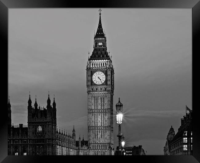 Westminster Framed Print by Victor Burnside