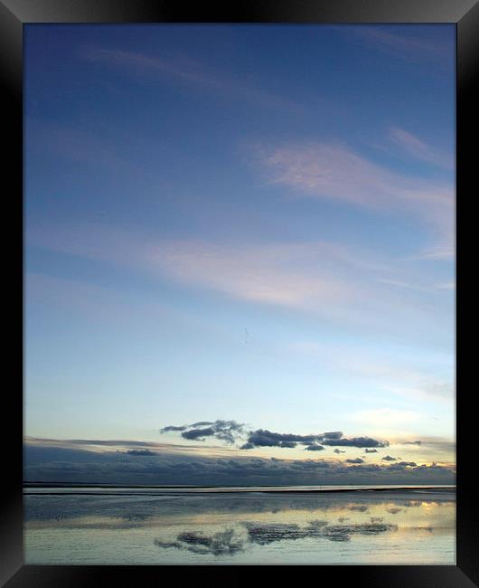 Estuary Framed Print by Victor Burnside