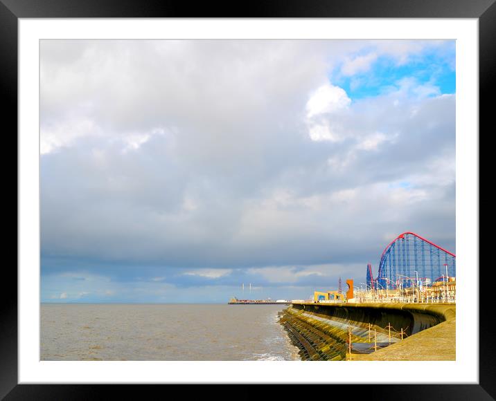 promenade Framed Mounted Print by Victor Burnside