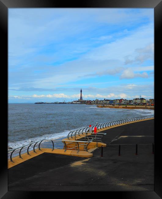 Blackpool Framed Print by Victor Burnside