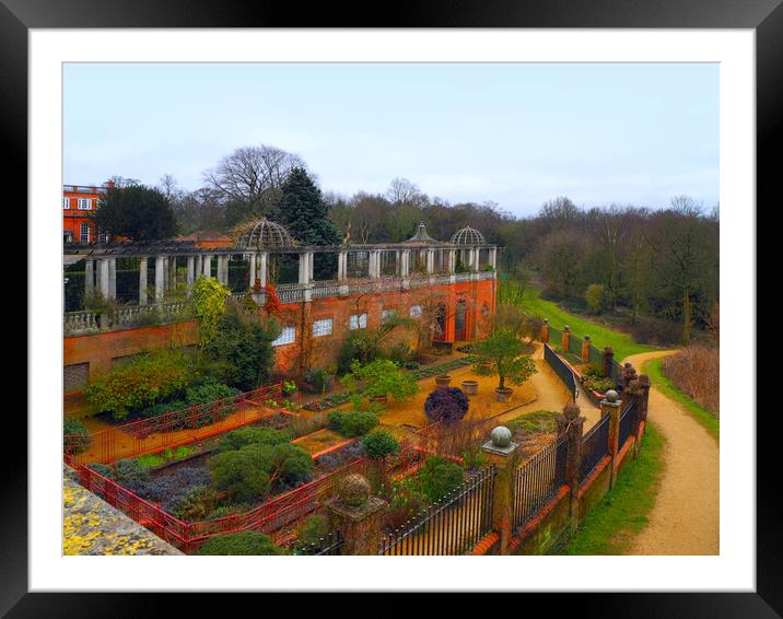 Garden Framed Mounted Print by Victor Burnside