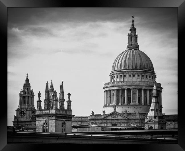 St Pauls Framed Print by Victor Burnside