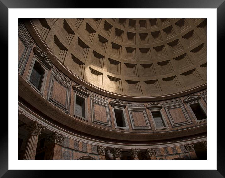 Pantheon Framed Mounted Print by Victor Burnside