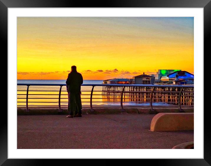 Blackpool        Framed Mounted Print by Victor Burnside