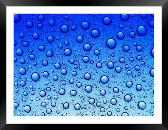 Water Framed Mounted Print by Victor Burnside