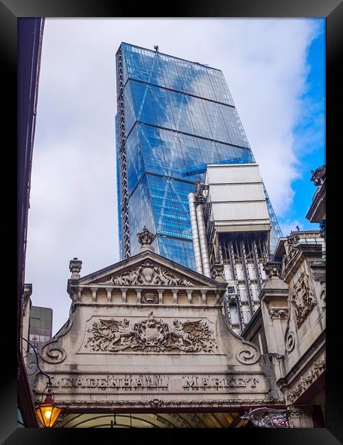 Leadenhall Market. Framed Print by Victor Burnside