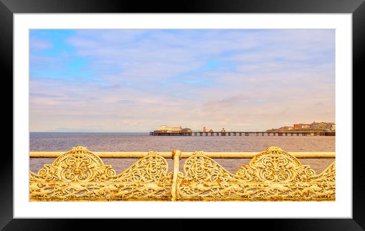 North Pier,Blackpool  Framed Mounted Print by Victor Burnside