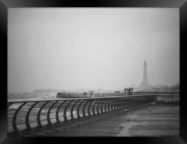 Blackpool  Framed Print by Victor Burnside