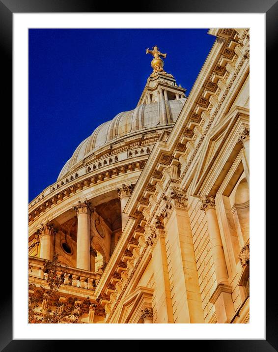          St Pauls Cathedral                        Framed Mounted Print by Victor Burnside