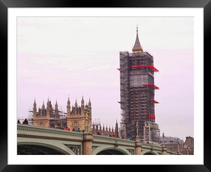 Westminster                                        Framed Mounted Print by Victor Burnside