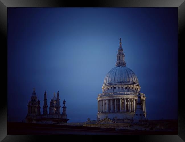St Pauls Cathedral                                 Framed Print by Victor Burnside