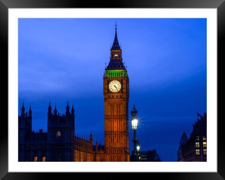 Houses of Parliament  Framed Mounted Print by Victor Burnside