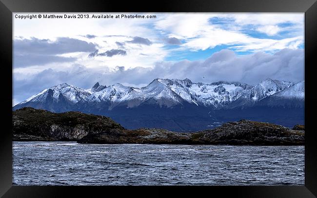 Beagle Channel Framed Print by Matthew Davis