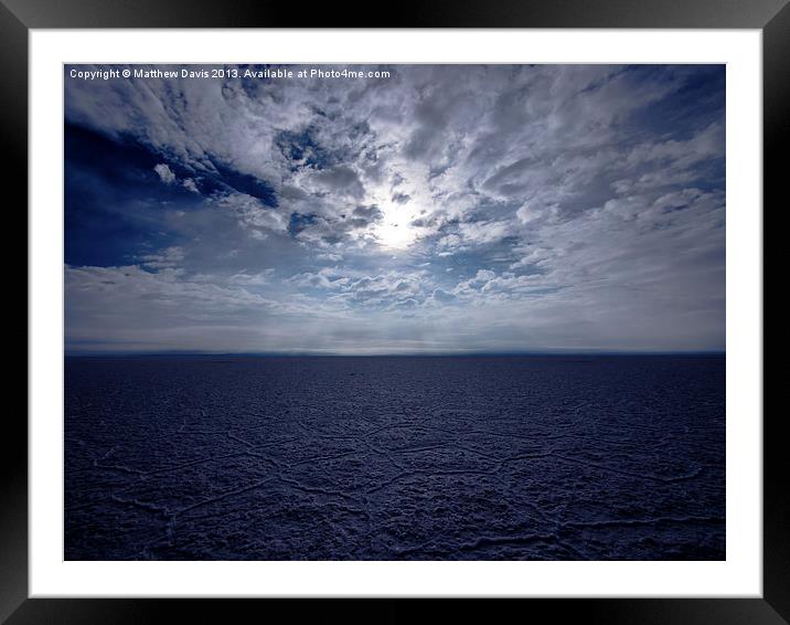 Salar de Uyuni Framed Mounted Print by Matthew Davis